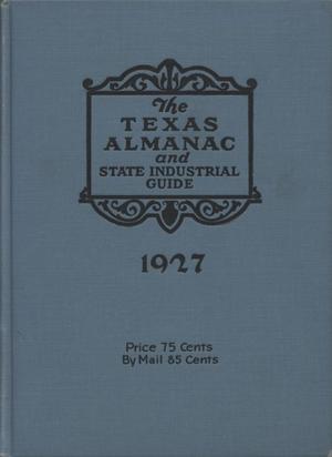Primary view of object titled '1927 The Texas Almanac and State Industrial Guide'.