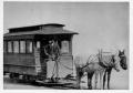 Thumbnail image of item number 1 in: '[Horse-drawn Streetcar]'.