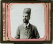 Photograph: Glass Slide of Unidentified Man (Middle-Eastern)
