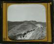 Photograph: Glass Slide of Camel Train to Jericho (Palestine)