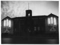 Thumbnail image of item number 1 in: '[City of Denton: City Hall, N. Elm decorated for Christmas]'.