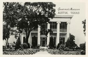 Primary view of object titled 'Governor's Mansion Austin, Texas'.