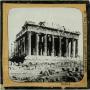 Primary view of Glass Slide of the Parthenon on the Summit of the  Acropolis (Athens, Greece)