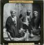 Photograph: Glass Slide of Arab Men Smoking Hookas in Jerusalem Coffee House (Isr…