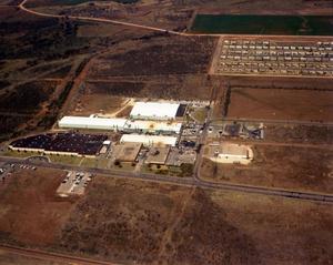 Primary view of object titled 'Aerial Photograph of the General Dynamics Plant (Abilene, Texas)'.