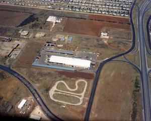 Primary view of object titled 'Aerial Photograph of Payless Cashway Facilities (Abilene, Texas)'.