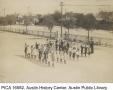 Photograph: [Pease Elementary Students Forming Rows]