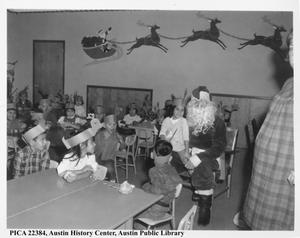 Primary view of object titled '[Pan American Tiny Tot Christmas party]'.