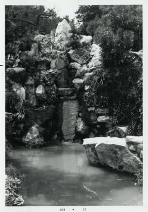 Primary view of object titled '[Waterfall- Oriental Gardens]'.