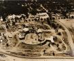 Photograph: [Aerial view of the construction of Palmer Municipal Auditorium]
