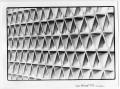 Thumbnail image of item number 1 in: '[Close-Up of the concrete lattice screen at the Emily Fowler Library]'.