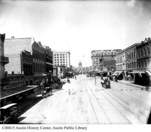 Primary view of Congress Avenue looking north
