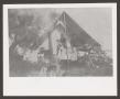 Photograph: [Three Soldiers Cooking in Tent]