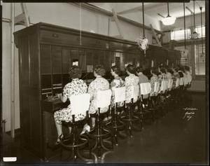 Primary view of object titled '[Southwestern Bell switchboard]'.
