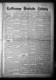 Newspaper: La Grange Deutsche Zeitung (La Grange, Tex.), Vol. 30, No. 1, Ed. 1 T…