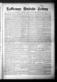 Newspaper: La Grange Deutsche Zeitung (La Grange, Tex.), Vol. 29, No. 16, Ed. 1 …