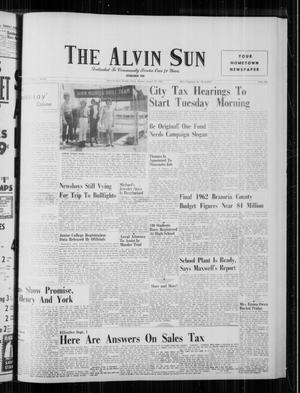 Primary view of object titled 'The Alvin Sun (Alvin, Tex.), Vol. 72, No. 8, Ed. 1 Sunday, August 27, 1961'.