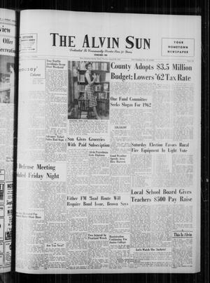 Primary view of object titled 'The Alvin Sun (Alvin, Tex.), Vol. 72, No. 7, Ed. 1 Thursday, August 24, 1961'.