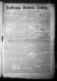 Primary view of La Grange Deutsche Zeitung. (La Grange, Tex.), Vol. 22, No. 45, Ed. 1 Thursday, June 20, 1912