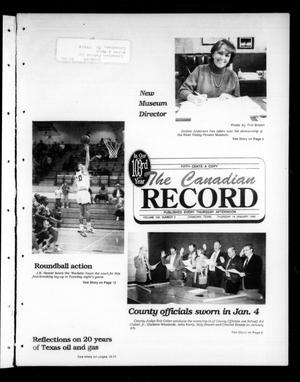 Primary view of object titled 'The Canadian Record (Canadian, Tex.), Vol. 103, No. 2, Ed. 1 Thursday, January 14, 1993'.
