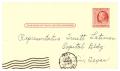 Thumbnail image of item number 2 in: '[Postcard from Winnie Smith to Truett Latimer, January 1957]'.