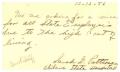 Postcard: [Postcard from Sarah G. Patterson to Truett Latimer, December 12, 195…