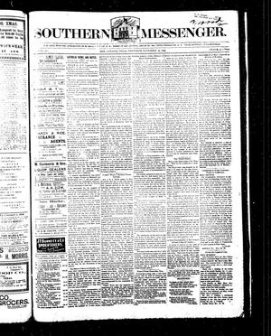 Primary view of object titled 'Southern Messenger. (San Antonio, Tex.), Vol. [8], No. 40, Ed. 1 Thursday, November 30, 1899'.