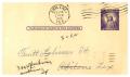Thumbnail image of item number 2 in: '[Postcard from Bessie Billings to Truett Latimer, February 24, 1961]'.