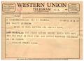 Primary view of [Telegram from the Abilene Police Association, March 13, 1959]