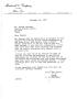 Letter: [Letter from J. H. MacDonald to Truett Latimer, December 13, 1961]