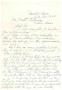 Letter: [Letter from Mrs. N. E. Walton to Truett Latimer, April 22, 1959]