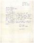 Letter: [Letter from Mrs. F. H. Hibler to Truett Latimer, January 26, 1962]