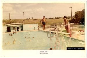 Primary view of object titled '[Condor Park swimming pool]'.