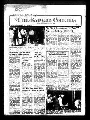 Primary view of object titled 'The Sanger Courier (Sanger, Tex.), Vol. [78], No. 51, Ed. 1 Thursday, September 16, 1976'.