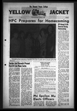 Primary view of object titled 'The Howard Payne College Yellow Jacket (Brownwood, Tex.), Vol. 55, No. 7, Ed. 1  Friday, November 3, 1967'.
