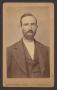 Primary view of [Photograph of an Unknown Younger Man With a Dark Beard]