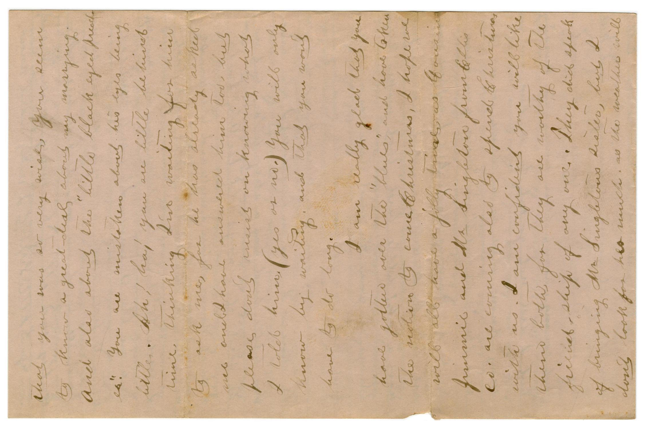 [Letter from Emma Davis to John C. Brewer, November 17, 1878]
                                                
                                                    [Sequence #]: 3 of 4
                                                