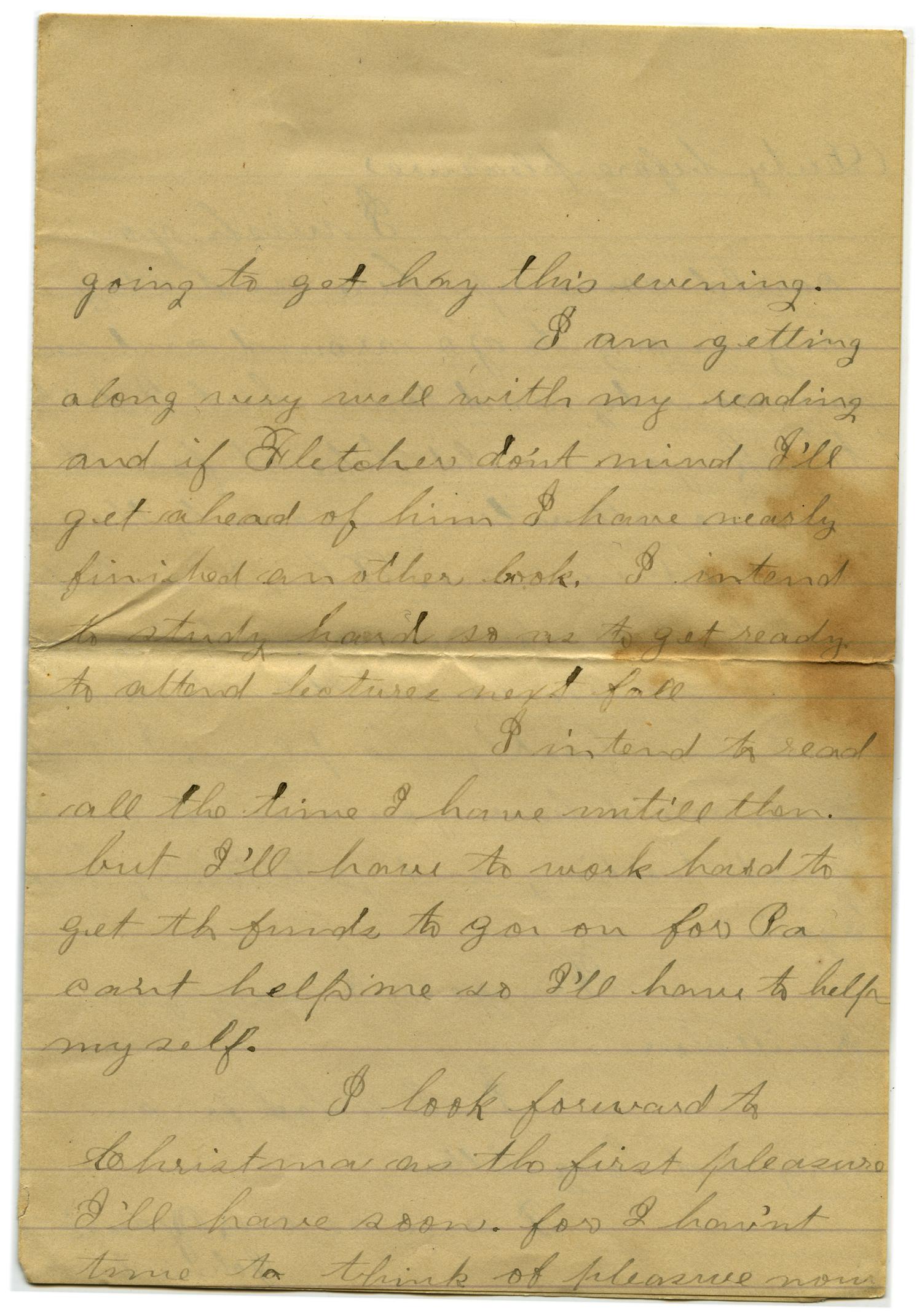 [Letter from John C. Brewer to Emma Davis, August 21, 1878]
                                                
                                                    [Sequence #]: 4 of 6
                                                