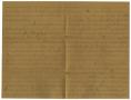 Thumbnail image of item number 2 in: '[Letter from John C. Brewer to Emma Davis, May 18 & 19, 1879]'.