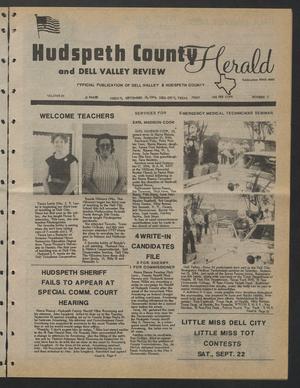 Primary view of object titled 'Hudspeth County Herald and Dell Valley Review (Dell City, Tex.), Vol. 28, No. 5, Ed. 1 Friday, September 21, 1984'.