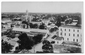 Primary view of object titled 'Birdseye View of Hallettsville, Texas'.