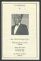 Thumbnail image of item number 1 in: '[Funeral Program for Bro. Charles Thompson Harris, September 22, 1993]'.