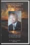 Primary view of [Funeral Program for George D. Washington, Sr., March 28, 2013]