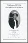 Primary view of [Funeral Program for Gracie M. Scott Marshall, July 12, 2014]