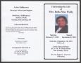 Thumbnail image of item number 3 in: '[Funeral Program for Mrs. Della Mae Walls, September 18, 2010]'.