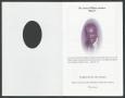 Thumbnail image of item number 2 in: '[Funeral Program for Mr. James William Jackson "Butch", February 11, 2000]'.