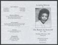 Thumbnail image of item number 3 in: '[Funeral Program for Mrs. Beatrice Lee (Susie) Hill, February 9, 1998]'.