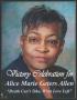 Primary view of [Funeral Program for Alice Marie Geters Allen]