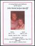 Pamphlet: [Funeral Program for Julia Muriel Jackson Ratcliff, April 18, 2016]