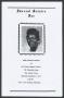Pamphlet: [Funeral Program for Thelma Wright, December 7, 1974]
